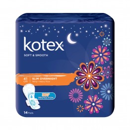 Kotex SS Overnight Wing  41cm 14s x 2(twin pack)
